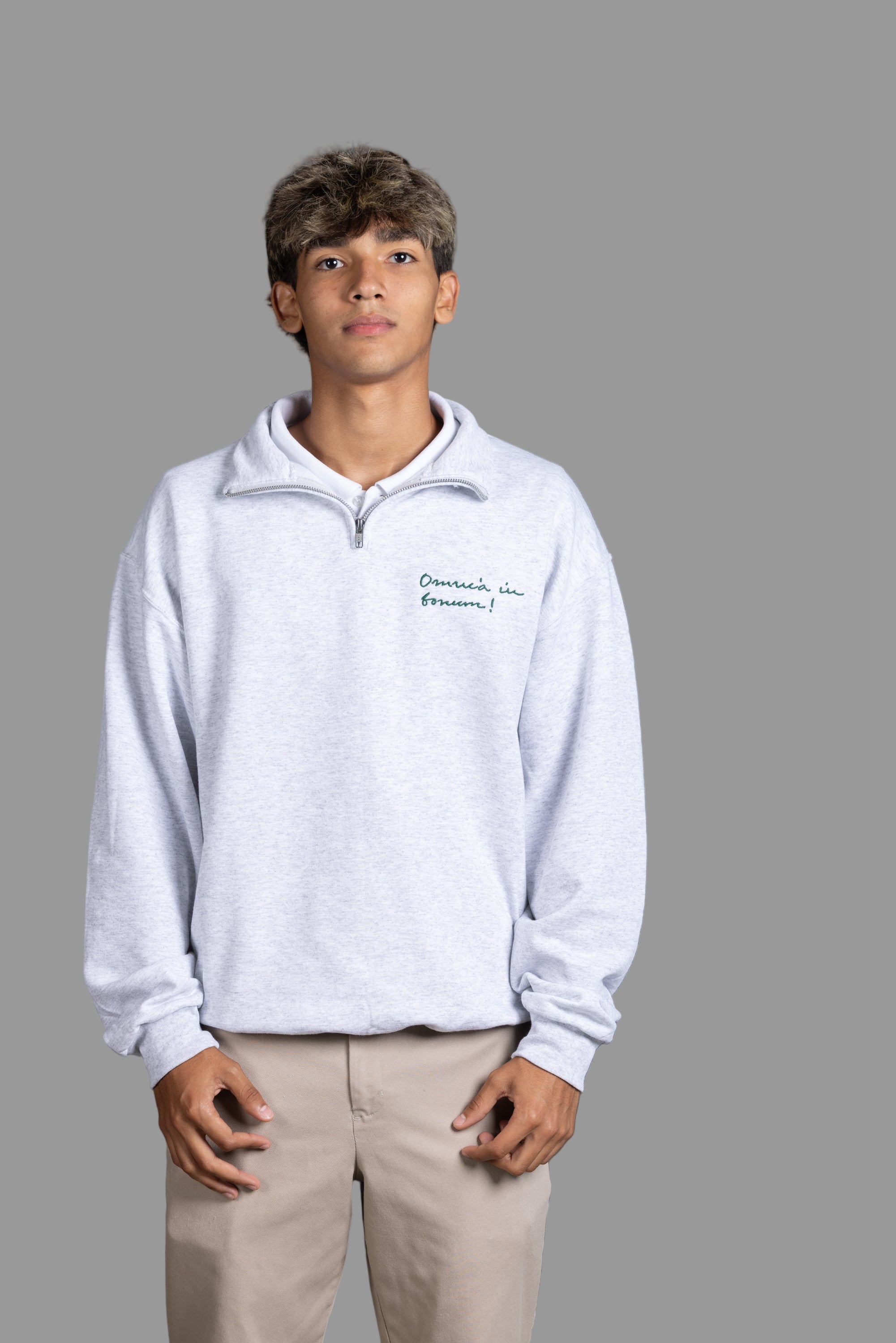 Sweatshirt  Small Logo with Zipper