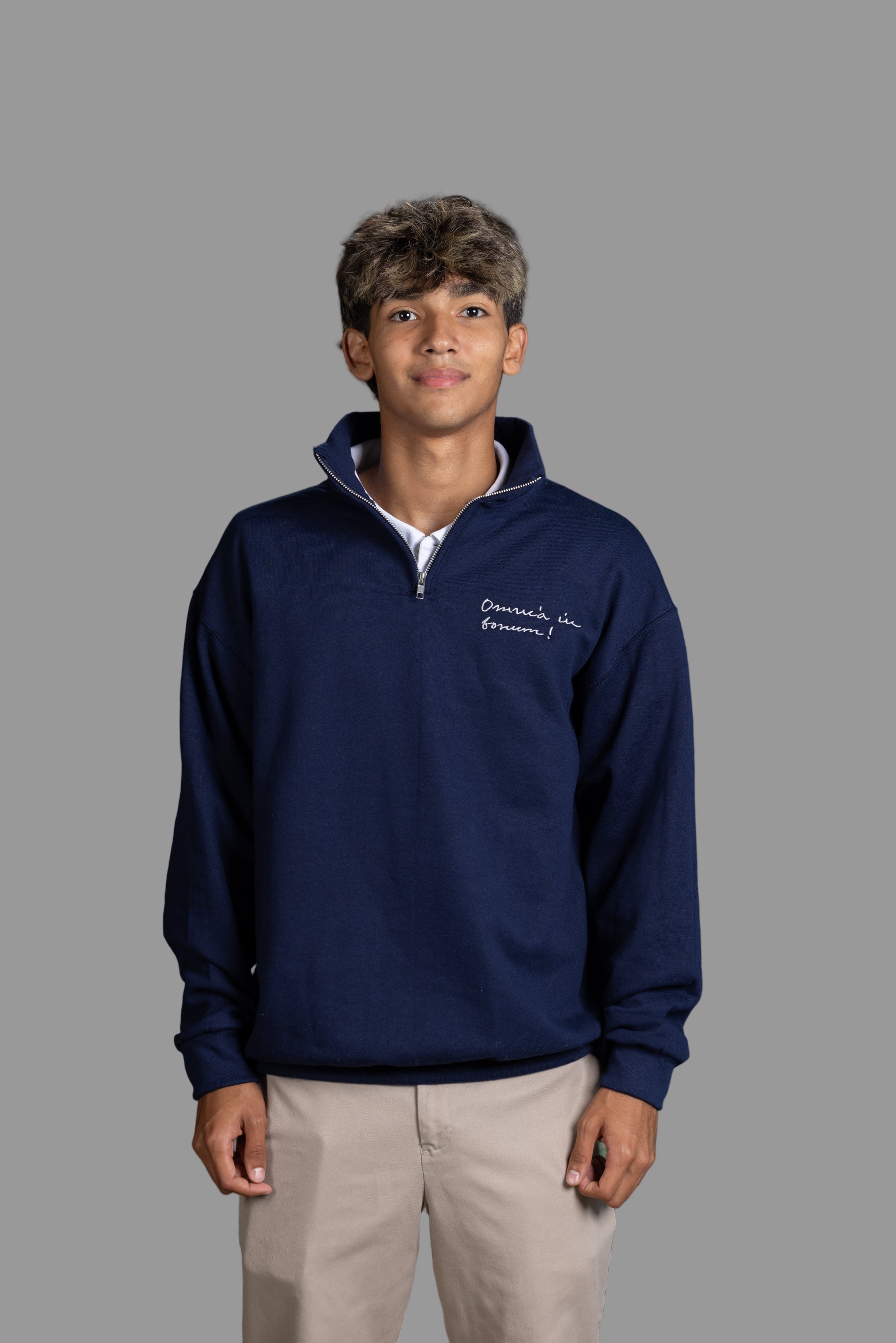 Sweatshirt  Small Logo with Zipper