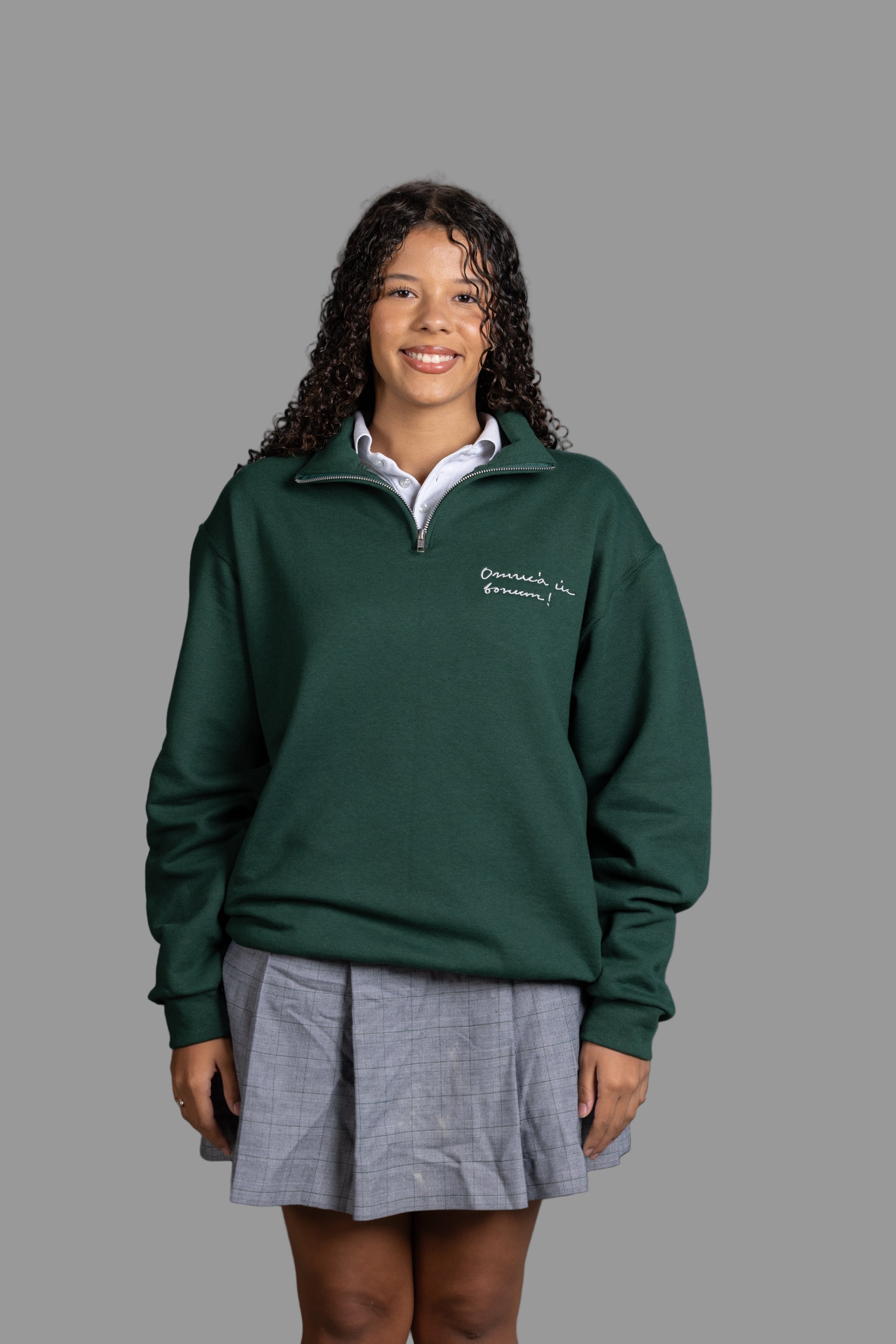 Sweatshirt  Small Logo with Zipper